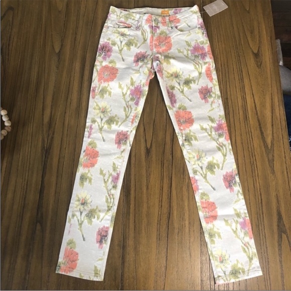 Anthropologie The STET slim ankle floral jeans - Picture 2 of 8